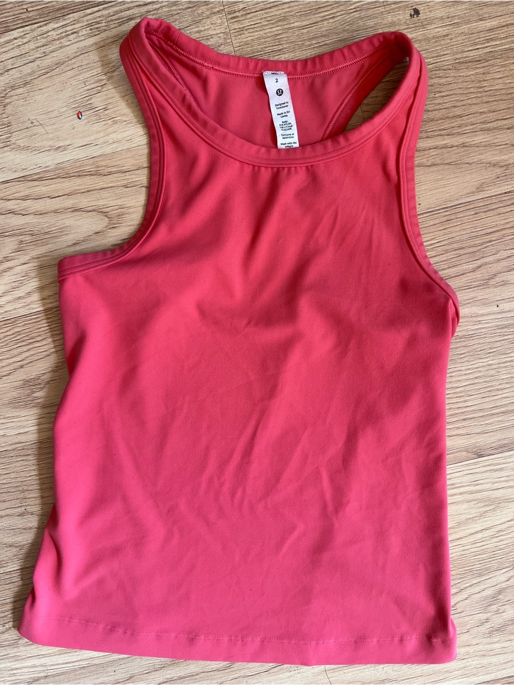 Women’s Lululemon Coral Racerback Tank Top Sz Sm